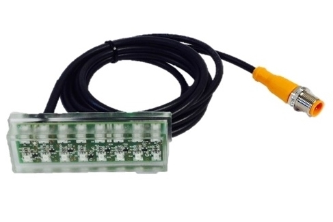 LED indicator, bargraph, rood up signaal 0-5 Vdc 8-36 Vdc